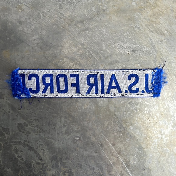 U.S. AIR FORCE blue tape patch, vintage - Picture 3 of 11